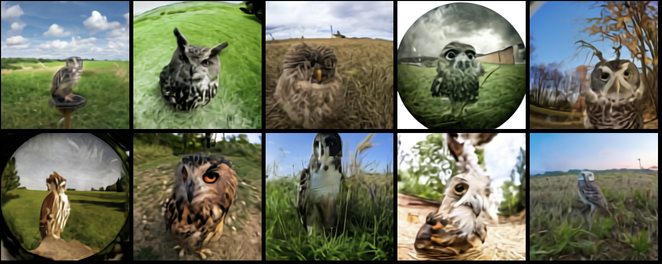 Fish-eye owl